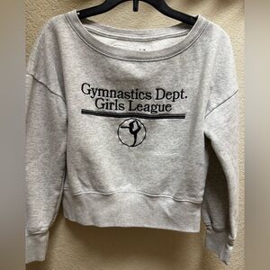 Abercrombie Kids Gray Gymnastics Sweatshirt